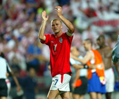 David Beckham 21 June 2004 vs Croatia