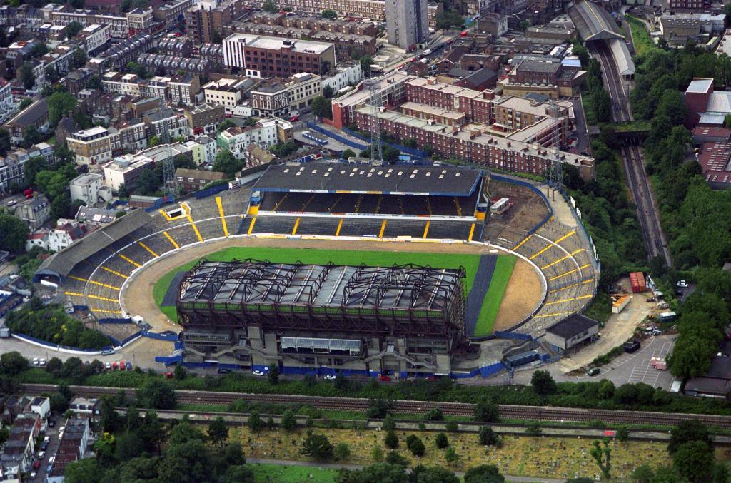 Die Stamford Bridge im Jahr 1993
