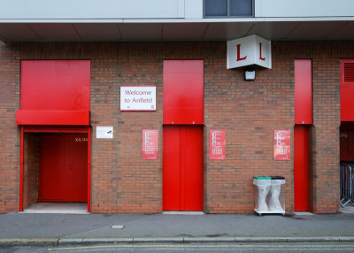 Closed Turnstiles at Anfield Road