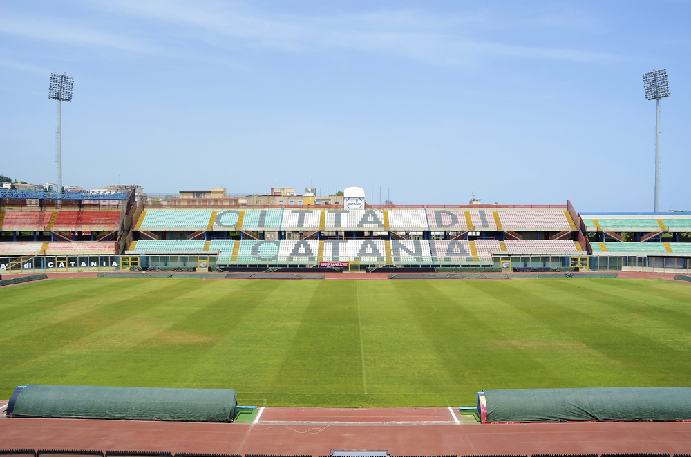 Angelo Massimo Stadion von Calcio Catania und Austragungsort für das Derby gegen Palermo
